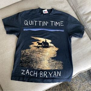 Quittin Time Zach Bryan Concert T Shirt